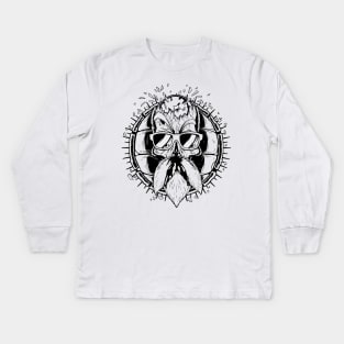 Kame Skull v2 Kids Long Sleeve T-Shirt